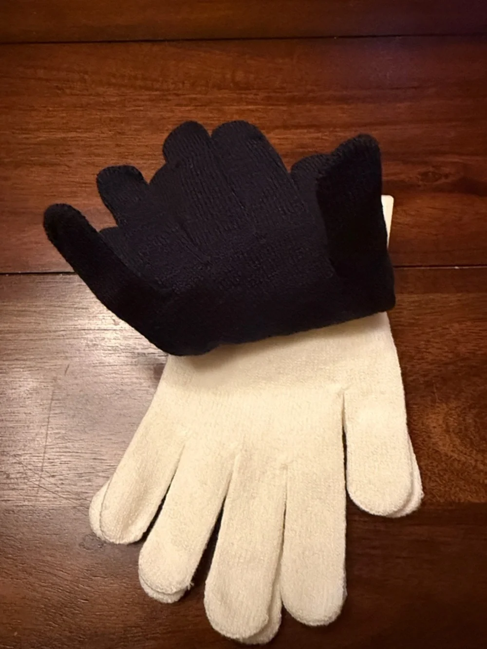 No Boundaries Cream Knit Glove‎ 2-Pack
